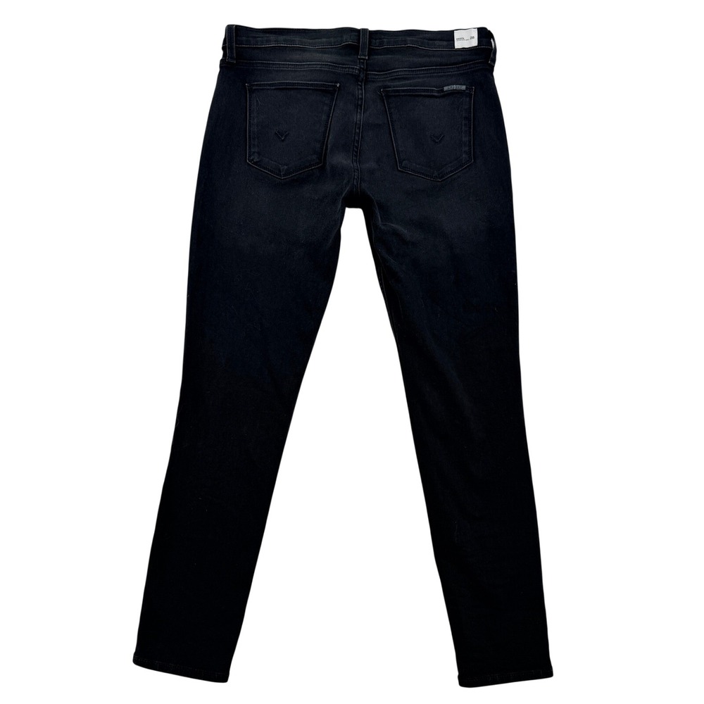 Hudson Krista Women Size 28 Low Rise Skinny Ankle Jeans Faded Black Denim Y2K